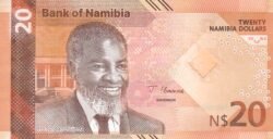 Namibia NMB-P-W22, 20 N$, 2025, UNC