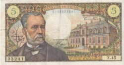 Francia FRA-P-146a, 5 Fcos., 4-Noviembre-1966.J, Look Scand, Very Fine