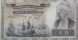 Holanda- NET-P-54, 20 Gulden, 19-Marzo-1941, Look Scand, Nº.- IT019854, XF