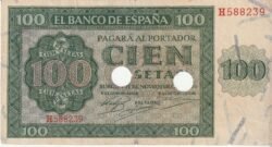 España ESP-P-101, 100 Ptas., 21-Noviembre-1936, Inutilizado, Look Scand, Very Fine