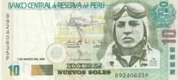 Perú PER-P-174, 10 Nuevos Soles, 2001, Look Scand, XF