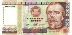 Peru PER-P-145, 100.000 Soles, 1989, UNC