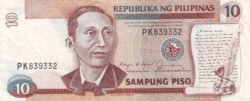 Filipinas, PHI-P-169b, 10 Piso, ND-1985/94, aUNC