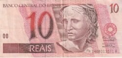 Brasil BRA-P-245c, 10 Reais, ND-1994, Look Scand, XF