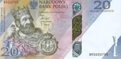 Polonia POL-P-W199, 20 Zlotych, Folder Millennium of the Coronation of Bolesław Chrobry (1025-2025), UNC