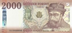 Hungría HGR-P-W204b, 2.000 Forint, 2020, UNC