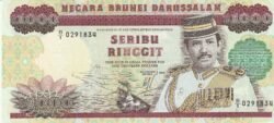 Brunei BRU-P-19, 1.000 Ringgit, Nº.-B/1-0291834, Look Scand, UNC