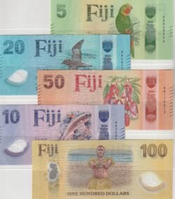 Fiji FIJ-P-W125/W129, Set 5 valores, Polímero, UNC