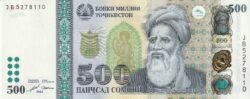Tajikistán TJK-P-22(24), 500 Somoni, 2024, UNC