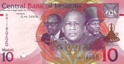 Lesotho LST-P-W26(24), 10 Maloti, 2024, UNC