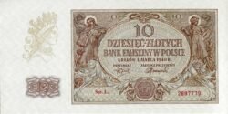Polonia POL-P-94(2), 10 Zl., 1940, UNC