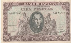 España ESP-P-118, 100 Ptas., 9-Enero-1940, (F. Epoca), 1940, aUNC