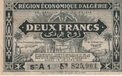 Argelia ALG-P-99, 2 Fcos., 1949, Look Scand, Very Fine