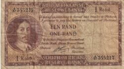 Sudafrica DSF-P-103b, 1 Rand, ND-1965, Look Scand, Very Fine
