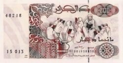 Argelia ALG-P-138(2), 200 Dinars, 1992, UNC
