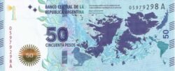 Argentina-ARG-P-362a, 50 Pesos, 2015, UNC