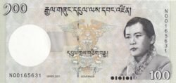 Bhutan BHU-P-32b, 100 Ngultrum, 2011, UNC
