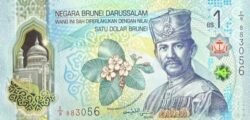 Brunei BRU-P-W41, 1 $, 2024, Polímero, UNC