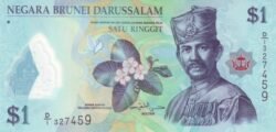 Brunei BRU-P-35a, 1 Ringgt, 2011, Polímero, UNC