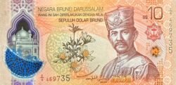 Brunei BRU-P-W43, 10 $, 2024, Polímero, UNC