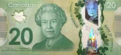 Canada CAN-P-108c, 20 $, 2012, Polímero, UNC