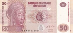 Congo Democrático Rep. CDR-P-97b(13), 50 Francos, 30-6-2013, G&D, UNC