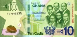 Ghana GHA-P-W47a(19), 10 Cedis, 2019, UNC