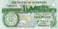 Guernsey GSY-P-52c, 1 Pounds, ND-1991-2016, Daniel de Lislebrock, UNC
