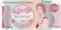 Santa Helena STH-P-8b, 10 Pound, ND-1985, UNC