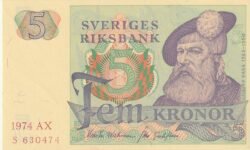 Suecia SWD-P-51c(74), 5 Kronor, 1974, UNC
