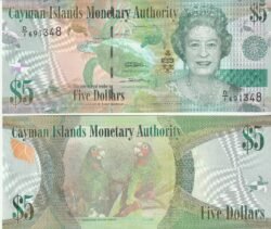 Cayman CYM-P-39a, 5 $, 2010, UNC