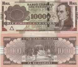 Paraguay PAR-P-224e, 10.000 Guaraníes, 2011, UNC