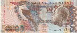 Santo Tomé & Principe STP-P-68b, 2 security threads, 50.000 Dobras, 1996, UNC