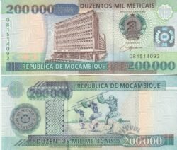 Mozambique MZB-P-141, 200.000 Meticais, 2003, UNC