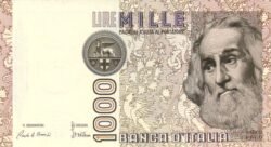 Italia ITA-P-109a, 1.000 Lire, 6-Enero-1982, Marco Polo, aUNC