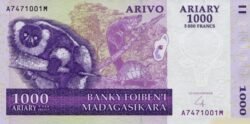 Madagascar MDG-P-89b, 1.000 Ariary, 2004, UNC