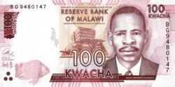Malawi MLW-P-65c, 100 Kwacha, 1-1-2017, UNC
