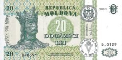 Moldavia MDV-P-13j, 20 Lei, 2013, UNC