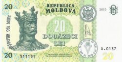 Moldavia MDV-P-23(2), 20 Lei, 2015, UNC
