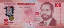Mozambique MZB-P-W157, 100 Meticais, 16-junio-2024, Polímero, UNC