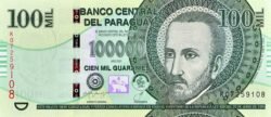 Paraguay PAR-P-240(21), 100.000 Guaraníes, 2021, UNC