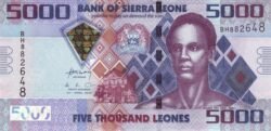 Sierra Leona SLN-P-32a, 5.000 Leones,  27-Abril-2010, UNC