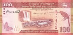 Sri Lanka SRL-P-125j, 100 Rupees, 15-9-2021, UNC