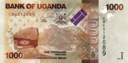 Uganda UGA-P-49d(15), 1.000 Schillings, 2015, UNC