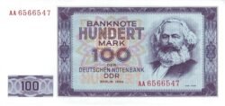 Alemania Democrática GDR-P-26, 100 Mark, 1964, UNC