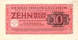 Alemania GER-P-M40, 10 Reichsmark, ND-1944, UNC