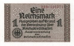 Alemania GER-P-R136a, 1 Reichsmark, ND-1940, UNC