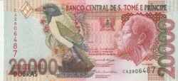 Santo Tomé & Principe STP-P-67c, 20.000 Dobras, 26-Agosto-2004, UNC