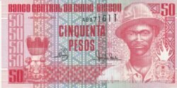 Guinea-Bissau GNB-P-10, 50 Pesos, 1-Marzo-1990, UNC
