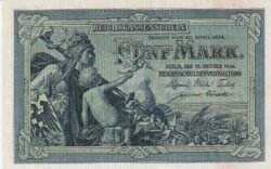 Alemania GER-P-8b, 5 Mark, 1904, UNC